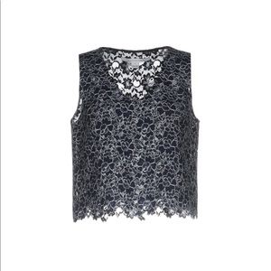 Beautiful Lace Two Tone Top